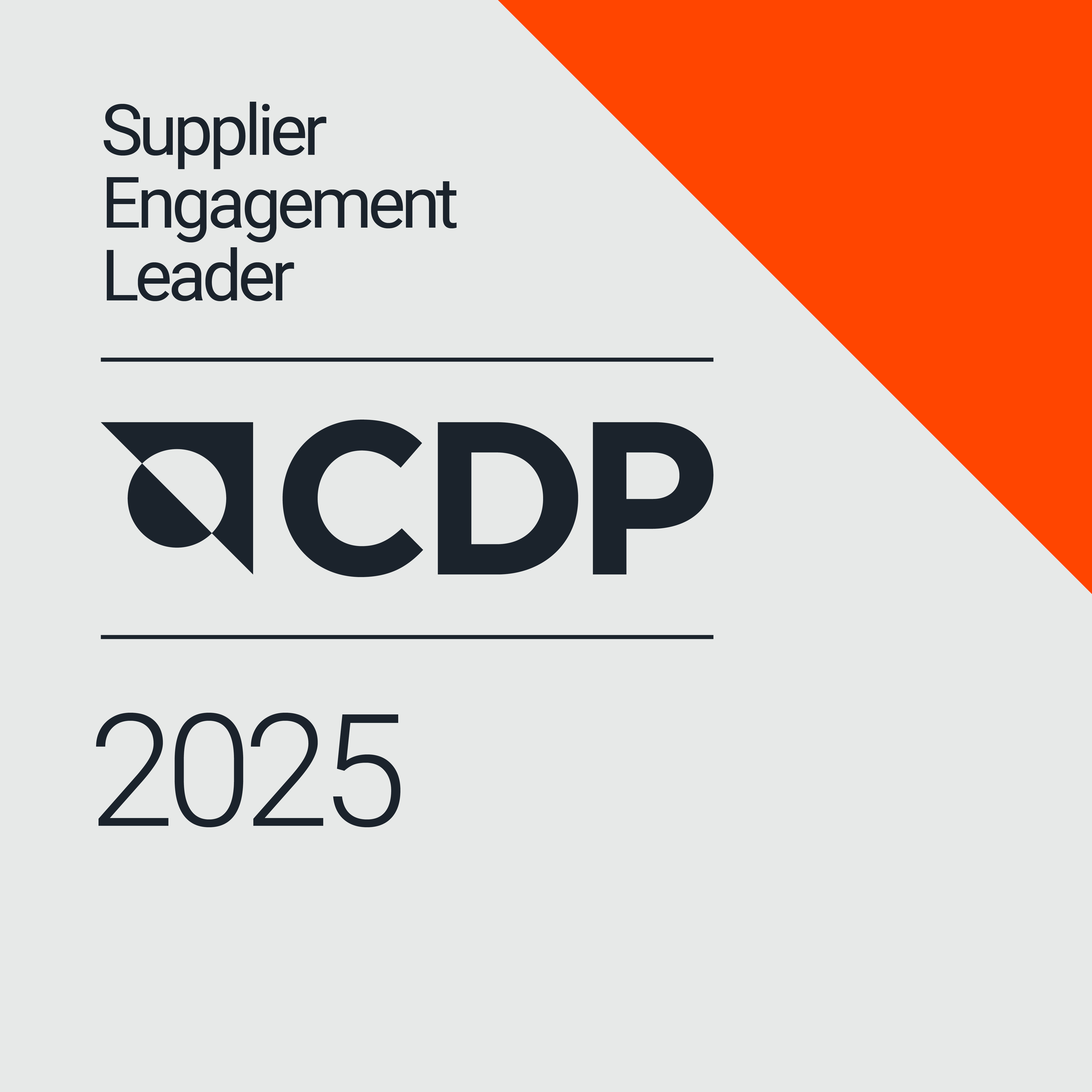 A List in CDP<br>Supplier Engagement<br>(2025)
