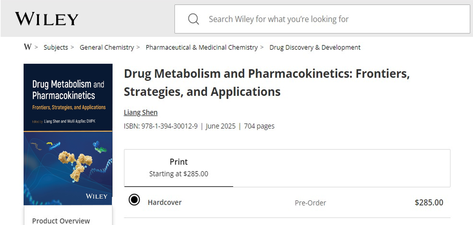 Drug Metabolism and Pharmacokinetics: Frontiers, Strategies, and Applications