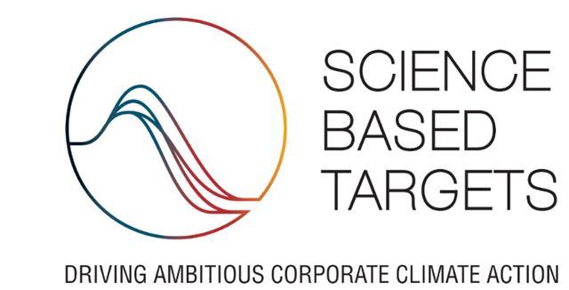 The near-term greenhouse gas emissions reduction targets have been validated by the Science Based Target initiative
